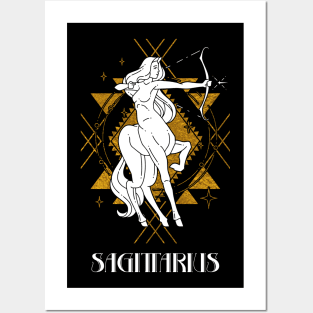 Sagittarius zodiac sign Posters and Art